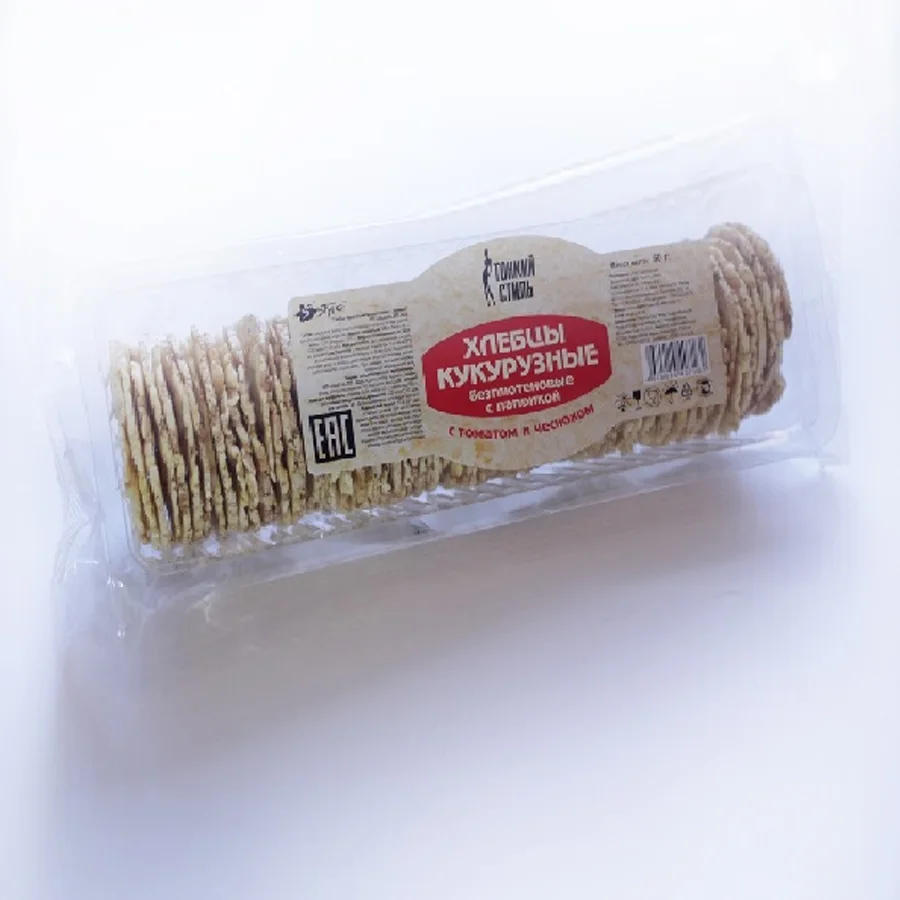 Хлебцы Кукурузные с паприкой без глютена "Тонкий стиль"