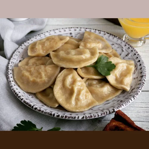 Dumplings with potatoes and smoked