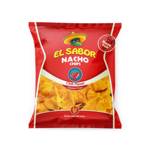 ЧИПСЫ КУКУРУЗНЫЕ «НАЧОС» С ЧИЛИ 100 г EL SABOR