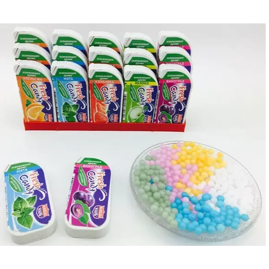 Sugar Refreshing Dragee "Frech Candy" Assorted