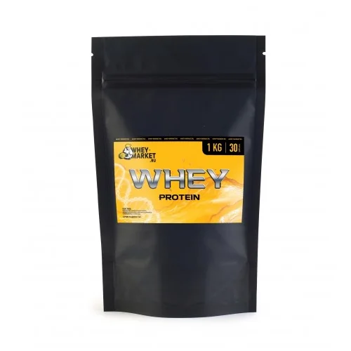 Whey protein 1 kg with orange flavor