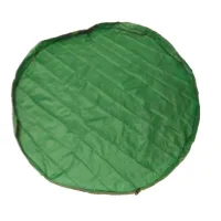 Коврик для "Лего" диаметр 90 см, цвет зеленый