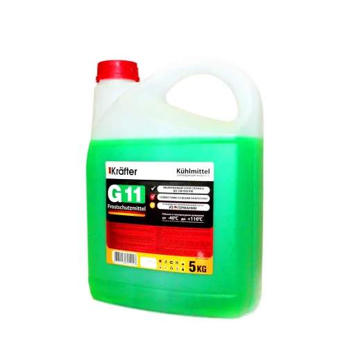 KRAFTER Antifreeze G11 green 5kg / 4pcs / 120pcs