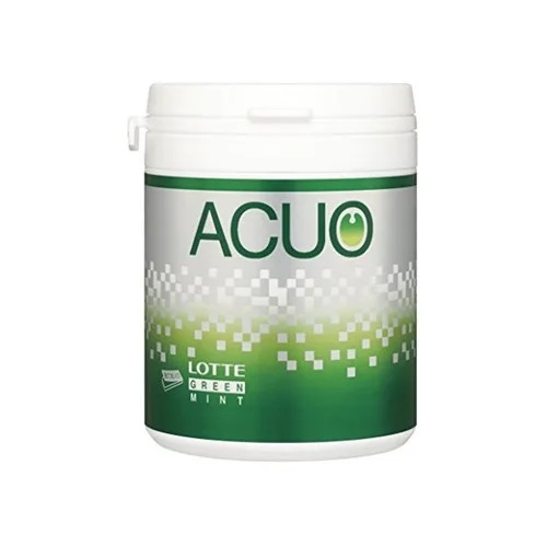 Gum Chewing ACUO Clear Green Mint Bottle Green Mint