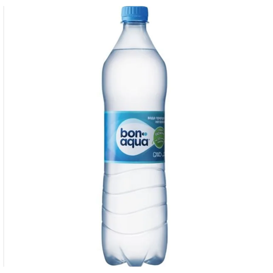 Вода чистая питьевая Bonaqua, газ, 1л