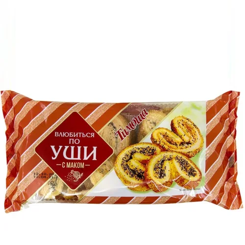 The product is puff packing, 180 gr.