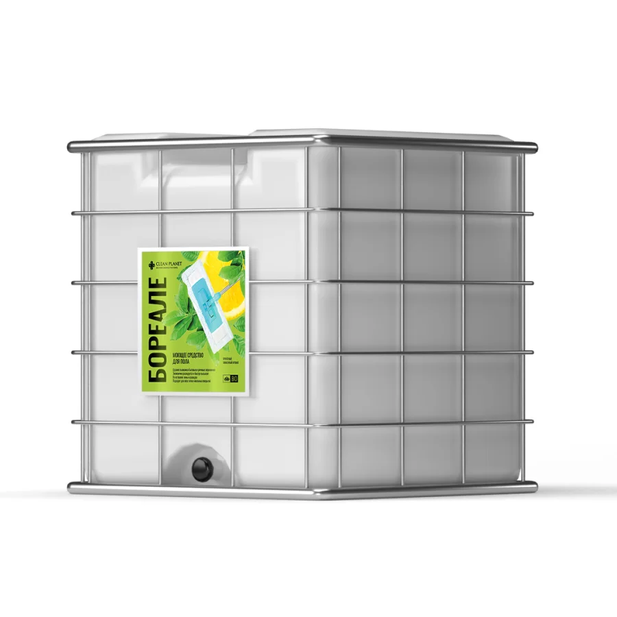  Жидкое универсальное моющее средство для всех типов напольных покрытий «Бореале» Куб 900 кг