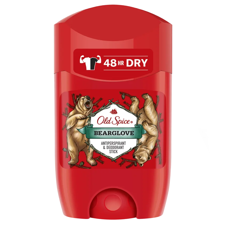 Male deodorant antiperspirant Stick Old Spice Bearglove 50 ml.