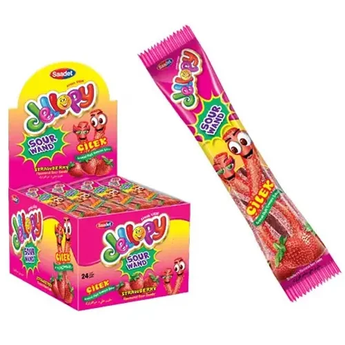 Sour Wand Candy Chewing Marmalade Strawberry