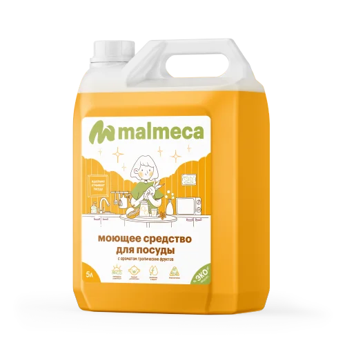 Dishwashing detergent with the aroma of Tropical fruits Malmeca 5L