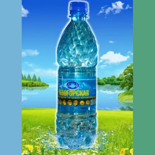 Природная вода "Чебогорская", н/газ, 0.6л