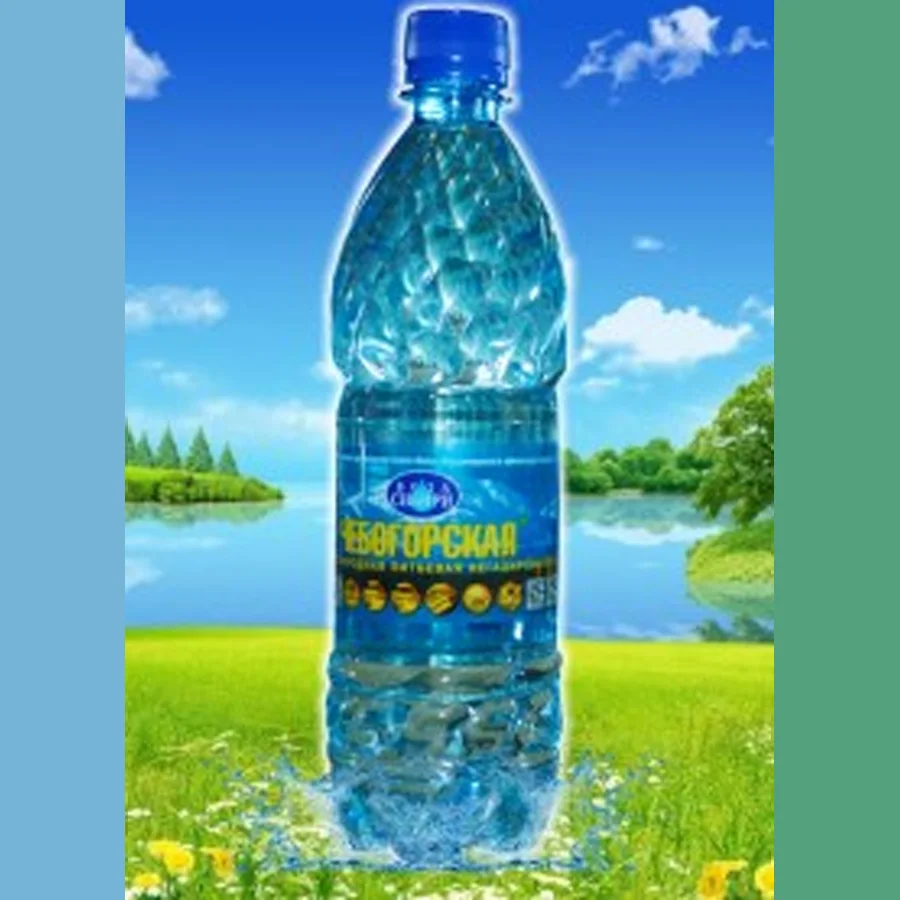 Природная вода "Чебогорская", н/газ, 0.6л