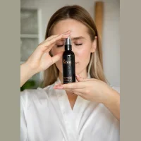 Lotion-serum for the skin around the eyes series LY NOIR COLLAGEN & PEPTIDE FORMULA