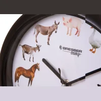 Wall clock Bresser Junior, 25 cm, animals
