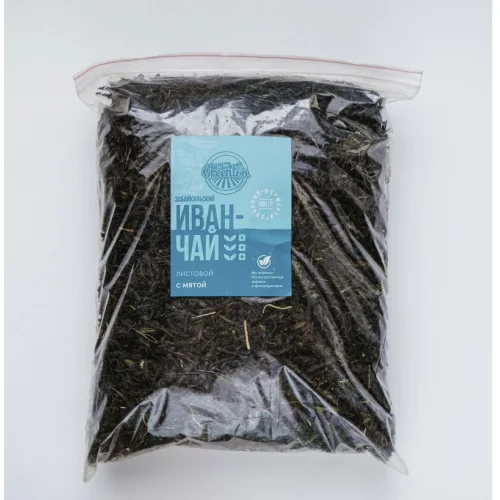Забайкальский Иван-чай листовой с мятой 500 гр