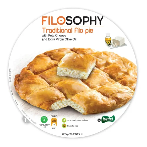 Пирог традиционный "Филло" с сыром Фета и оливковым маслом  IONIKI 850г