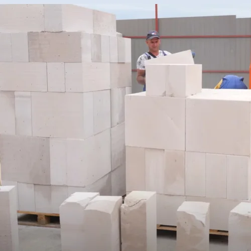 Aerated concrete blocks 