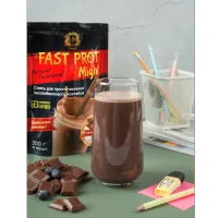 Protein shake "Fast Prot Might" with chocolate flavor, 300g