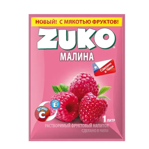 Zuko drink with tasteful raspberry