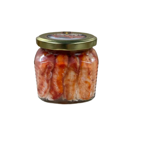 Canned crab 400 gr in glass WHOLESALE
