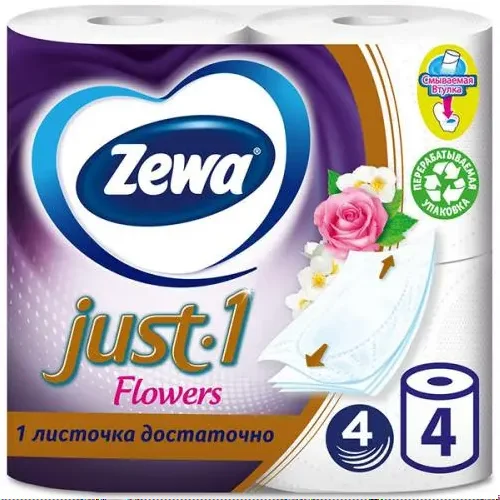 Zeva Just Toilet Paper 4-layer Floral fragrance