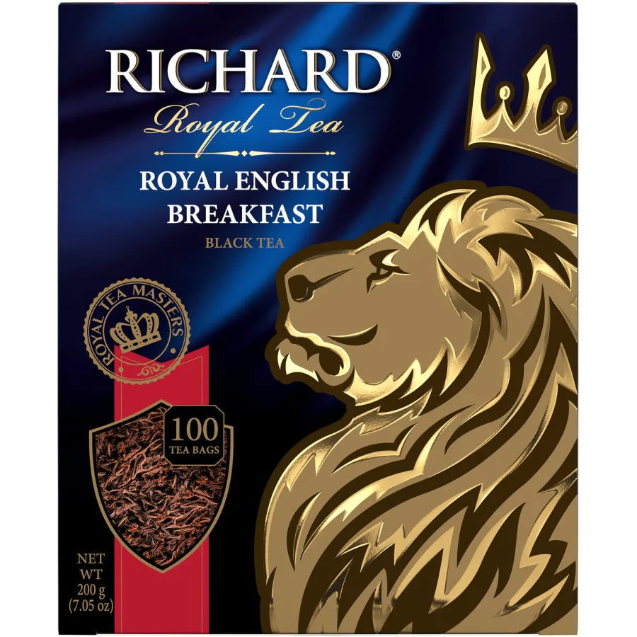 Чай Richard "Royal English Вreakfast" черный 100 пакетиков