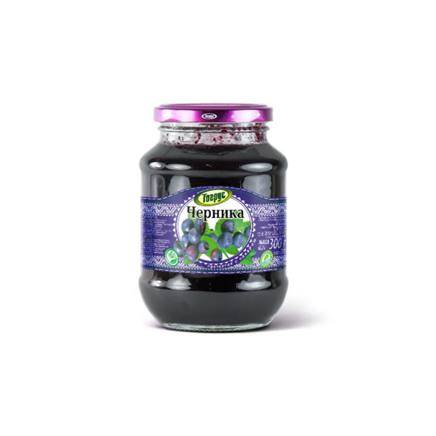 Togrus blueberries mashed with sugar, 300 g