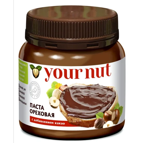 Nutty paste with cocoa addition 