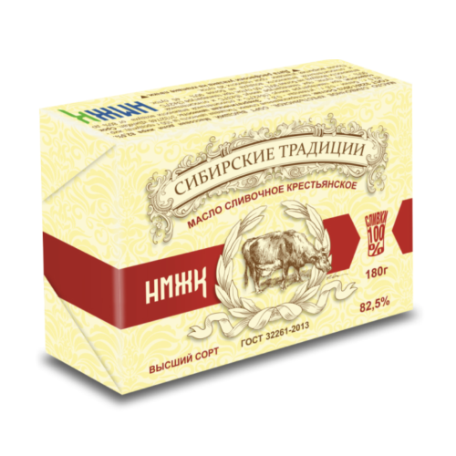 Масло Сибирские традиции" 82,5% 180 гр