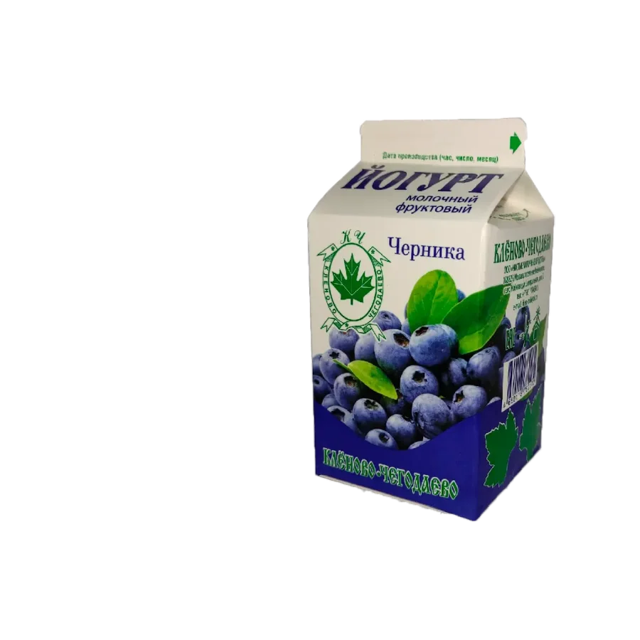 йогурт фруктовый черничный  Клёновский