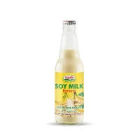 Nawon Soya Milk with Fruit Flavor in Glass Bottle 300ML OEM ODM