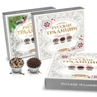 Set of chubs «Russian traditions®« 140 g in a sleeve with a corporate symbolism of the customer or an individual Crane