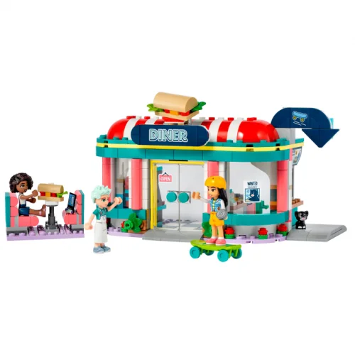 LEGO Friends Diner in the Heartlake center 41728