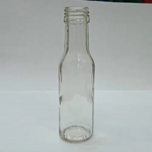 Cylindrical glass bottle 100 ml under a screw cap 28 mm