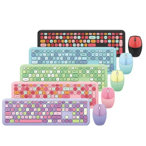 MOFii ferris hand 666 беспроводная клавиатура и мышь, набор для девочек, милая шоколадная клавиатура неограниченного цвета