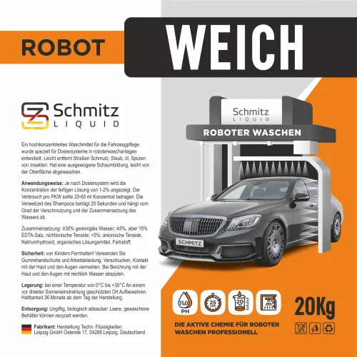 Autosampunk Schmitz Liquid Robot Weich (Soft) 20kg / 30pcs