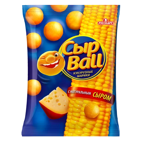 Кукурузные шарики со вкусом сыра СырBall 80г 21п