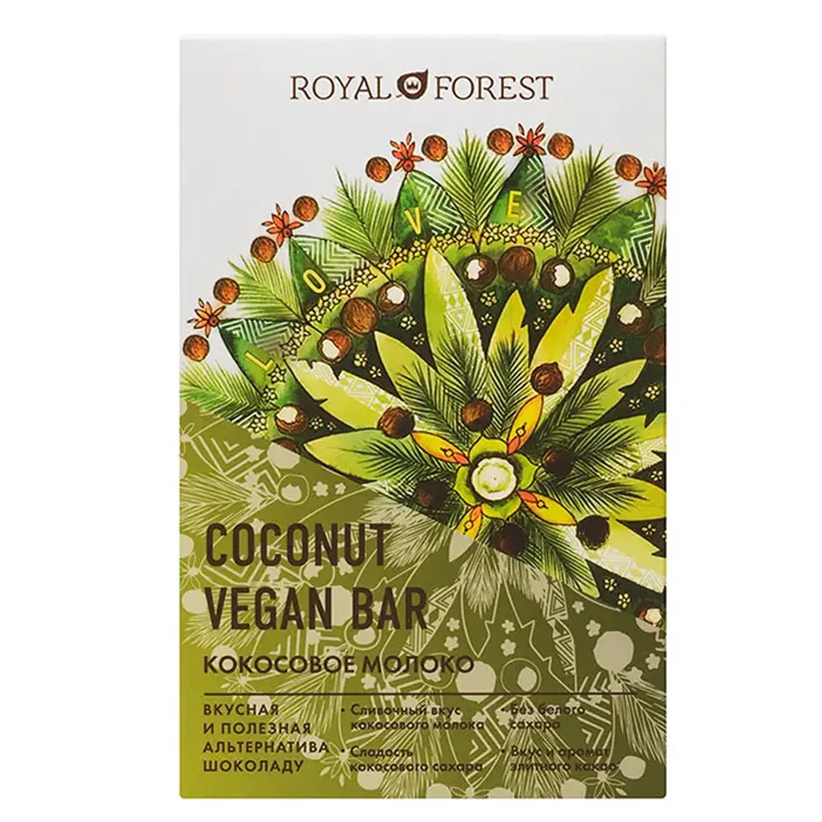 Vegan Coconut Milk Bar, 50 гр