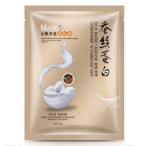 Toning face mask with Witch Hazel extract and silk proteins One Spring