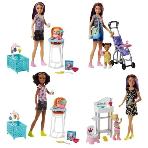  Кукла Barbie Skipper babysitters FHY97 в ассортименте