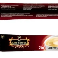 Instant coffee 2 in 1 TNI KING COFFEE & CREAMER without sugar with cream/15 sticks of 10 g