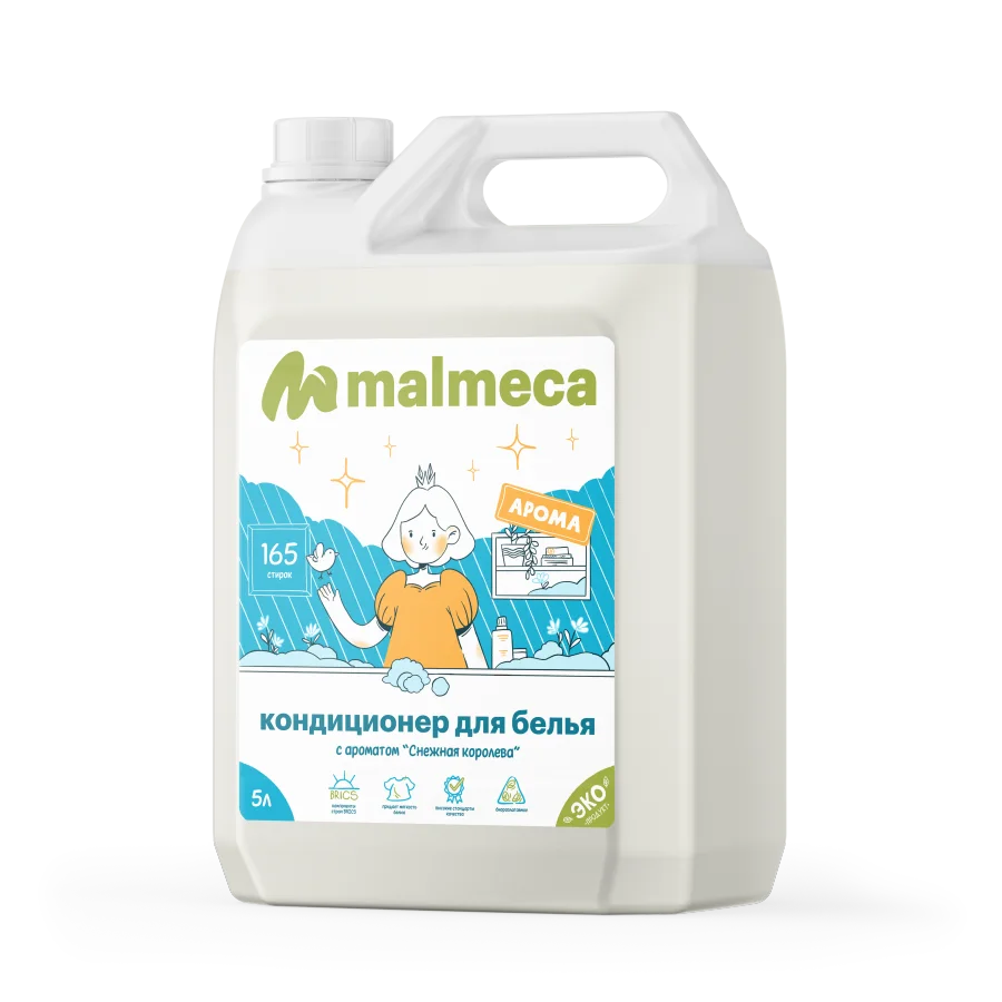 Linen conditioner with the fragrance of the Snow Queen Malmeca 5L