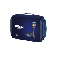 Подарочный набор мужской Gillette Proglide бритва с 1 кассетой + 2 касс. + чехол в косметичке