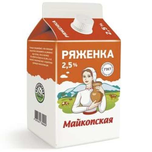 Ryazhenka, 2.5%