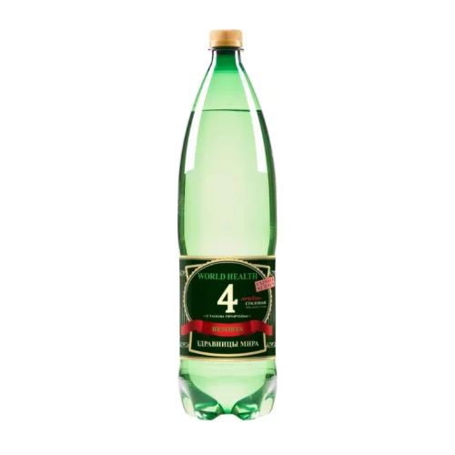 Carbonated mineral water 4 springs of the Health resorts of the world, pet, 1.5l 