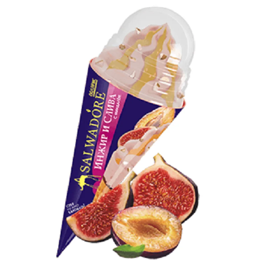 Very big Salwadore horn, butter cream with fig and plum, apricot jam and almonds