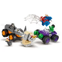 Конструктор LEGO Marvel Схватка Халка и Носорога на грузовиках 10782