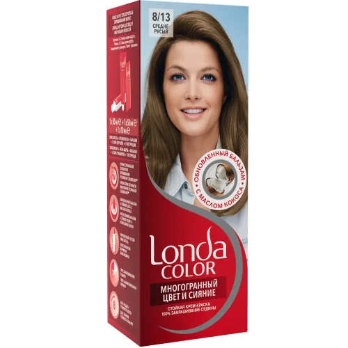 Londa Color Resistant Cream Paint for Hair 8/13 Medium-Blonde
