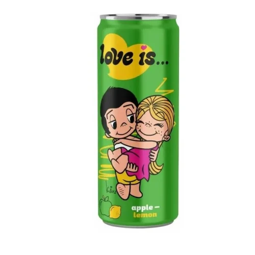 Carbonated Water Love IS Apple Lemon, 330 ml