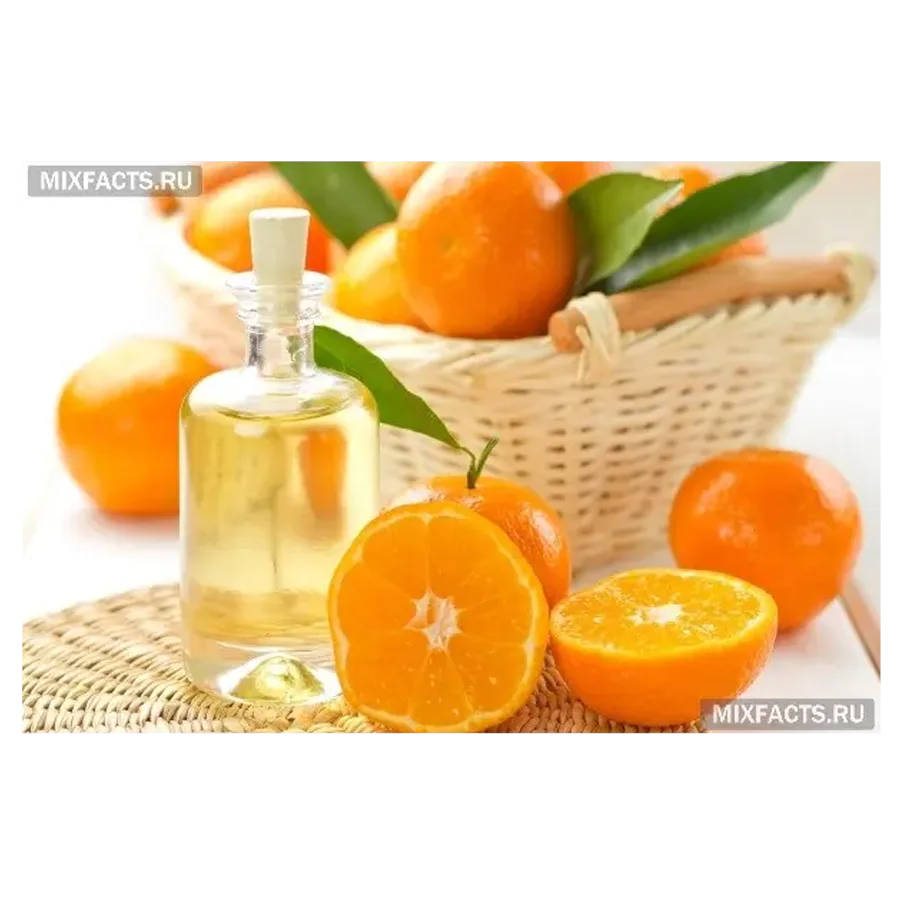 Massage oil with orange essential oil